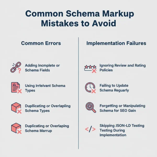 Common Schema Markup Mistakes to Avoid