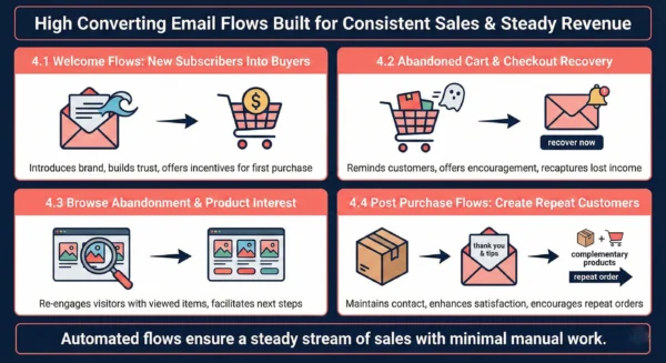 High Converting Email Flows Built for Consistent Sales