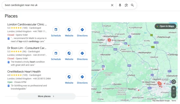 best cardiologist near me