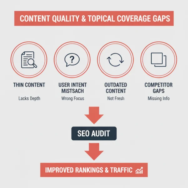 Content Quality and Topical Coverage Gaps