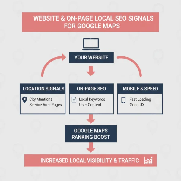 On Page Local SEO Signals That Affect Google Maps
