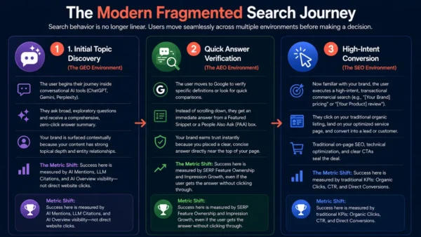 SEO vs GEO vs AEO